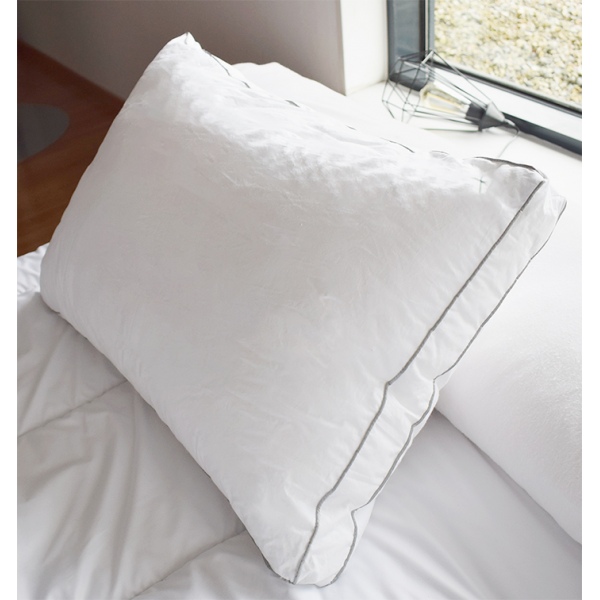 protège-oreiller de protection, lot de 2, 65 x 65 cm avec housse