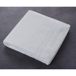 Drap de bain Boucle 90% coton 10% polyester blanc 380 g 70 x 140 cm (le lot de 5)