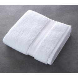 Serviette de toilette Riviera 100% coton blanc 500 g 50x100 cm (le lot de 10)