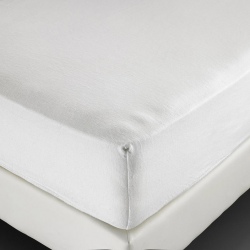 Alèse molleton Sanfor 100% coton blanc 210 g forme drap housse 90x200x30 cm